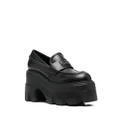 Casadei Rock 110mm platform loafers - Black