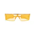 Balmain Eyewear Wonder Boy III rectangular-frame sunglasses - Yellow