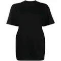 Moncler spliced logo-print T-shirt dress - Black