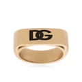 Dolce & Gabbana DG engraved-logo ring - Gold