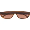 Thierry Lasry tortoiseshell-effect pilot-frame sunglasses - Brown
