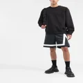 Moncler logo-print track shorts - Black