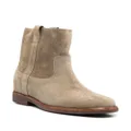 ISABEL MARANT Susee suede ankle boots - Green