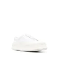 Jil Sander round-toe lace-up sneakers - White