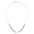 ISABEL MARANT resin bead detail necklace - Gold