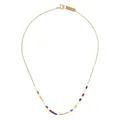 ISABEL MARANT resin bead detail necklace - Gold