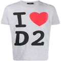 Dsquared2 graphic print short-sleeve T-shirt - Grey