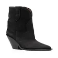 ISABEL MARANT pointed-toe suede boots - Black