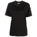 Moncler logo-patch cotton T-shirt - Black