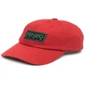 Kenzo logo patch baseball cap - Red