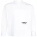 Dsquared2 logo-print long-sleeve shirt - White