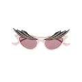 Gucci Eyewear Hollywood Forever cat-eye sunglasses - Pink