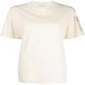 Moncler logo-patch cotton T-shirt - Neutrals