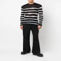 Balmain wide-leg virgin-wool trousers - Black