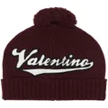 Valentino Garavani embroidered logo beanie hat