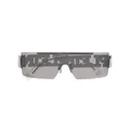 Philipp Plein Very Plein visor sunglasses - Silver