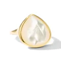 IPPOLITA 18kt yellow gold Rock Candy teardrop mother of pearl ring
