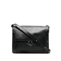 Marni Trunk leather messenger bag - Black