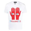 Dsquared2 hand logo-print T-shirt - White