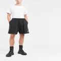 Balenciaga cotton sweat shorts - Black