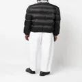 Alexander McQueen Graffiti-print puffer jacket - Black