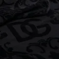 Dolce & Gabbana Barocco logo-jacquard towels (set of five) - Black