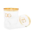 Dolce & Gabbana logo-print drinking glasses (set of two) - Neutrals