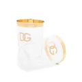 Dolce & Gabbana logo-print drinking glasses (set of two) - Neutrals