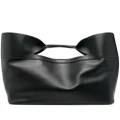 Alexander McQueen The Bow leather tote bag - Black