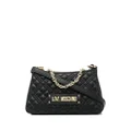 Love Moschino quilted crossbody bag - Black