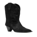 ISABEL MARANT suede Western boots - Black