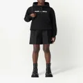 Burberry logo-print hoodie - Black