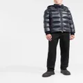 Moncler Lunetiere hooded puffer jacket - Blue