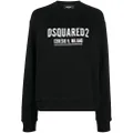 Dsquared2 logo-print crew-neck sweatshirt - Black