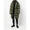 Rick Owens feather-down padded coat - Green