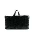 Jil Sander leather interwoven tote bag - Black