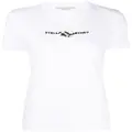 Stella McCartney 2001 glitch logo-print T-shirt - White