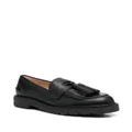 Stuart Weitzman tassel-detail leather loafers - Black