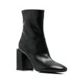 Furla 85mm block-heel leather ankle boots - Black