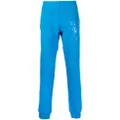 Moschino logo-print track pants - Blue