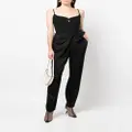 Alberta Ferretti bow-detail tapered trousers - Black