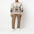 Dsquared2 jacquard-knit alpaca wool jumper - Neutrals