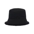 Prada triangle-logo bucket hat - Black