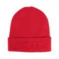 Alexander McQueen logo-embroidered knitted hat