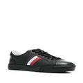 Moncler side-stripe low-top sneakers - Black