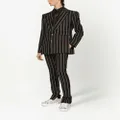Dolce & Gabbana striped wool blazer - Black