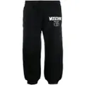 Moschino logo-print track pants - Black
