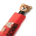 Moschino Teddy logo-print umbrella - Red