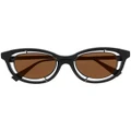 Kuboraum H93 cat-eye sunglasses - Black