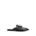 Dolce & Gabbana logo-plaque slip-on loafers - Black